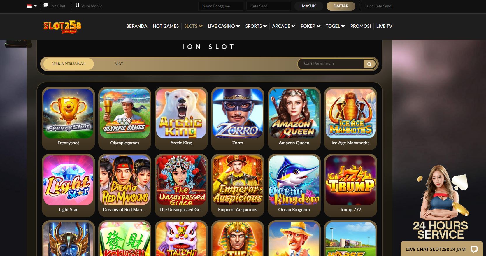 Bocoran Permainan Judi Jackpot Slot Online Gacor Hari Ini Terbaru 2022 | Slot258